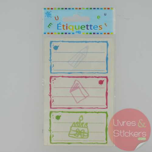 Etiquettes scolaires Mfg 2/20