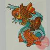 Tatouage tribal poisson