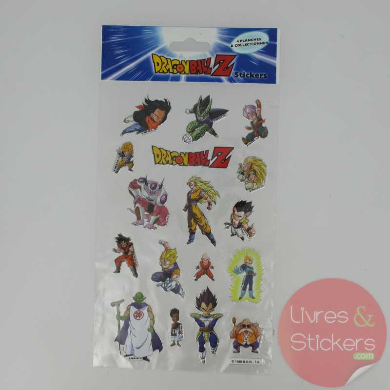 Stickers Silver DragonBallZ 1/4