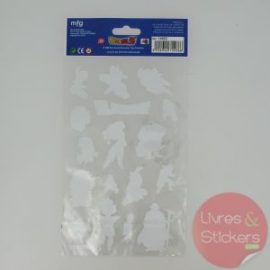 Stickers Silver DragonBallZ 1/4