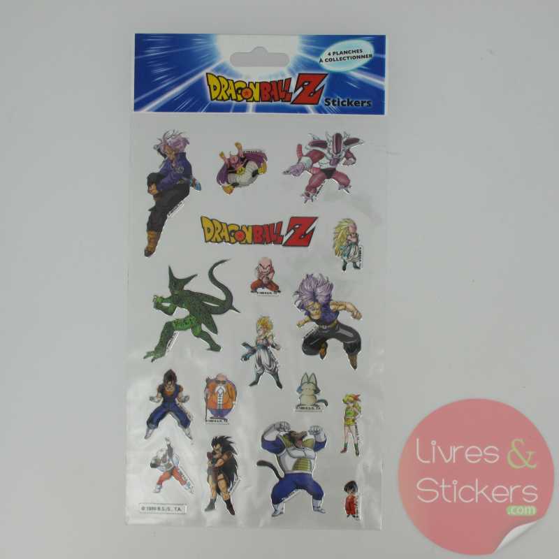 Stickers Silver DragonBallZ 2/4