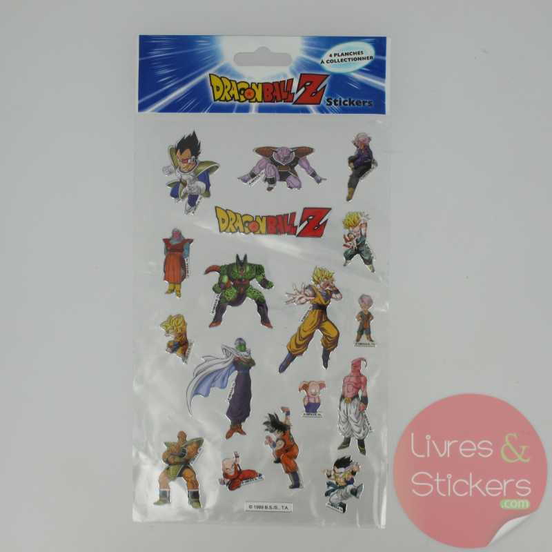 Stickers Silver DragonBallZ 4/4