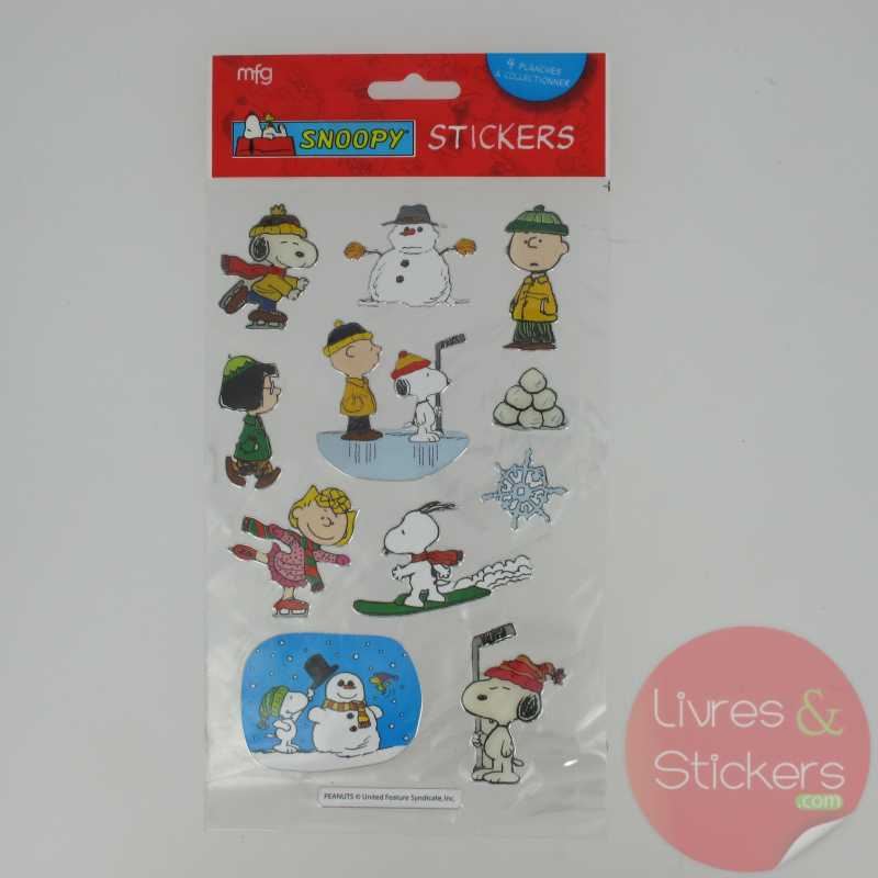 Stickers Silver Snoopy 3/4