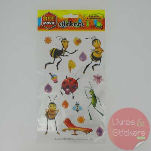 Stickers Silver Bee Movie 1/4