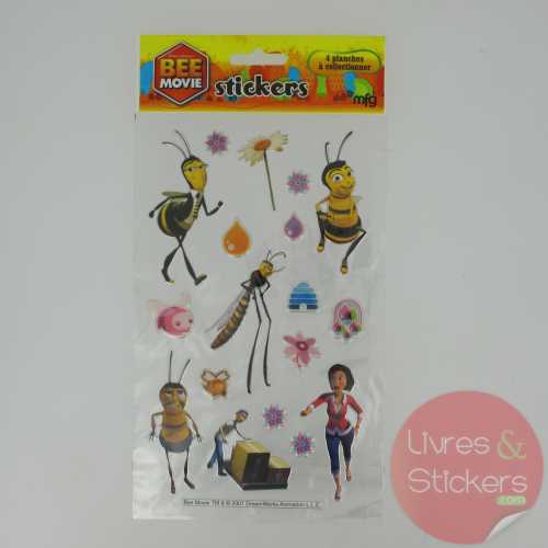 Stickers Silver Bee Movie 2/4