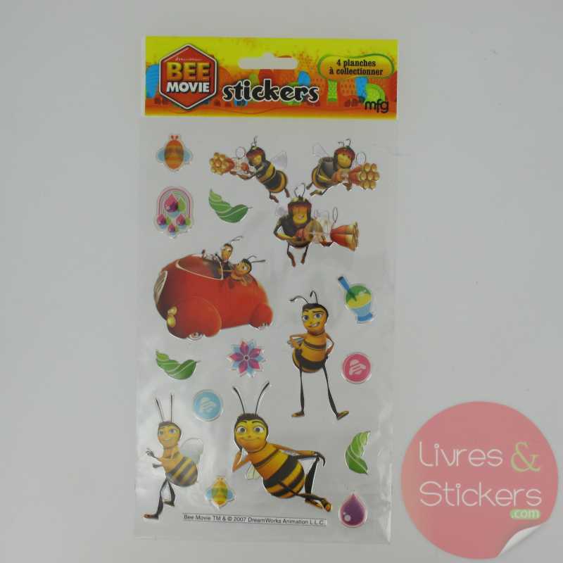 Stickers Silver Bee Movie 4/4