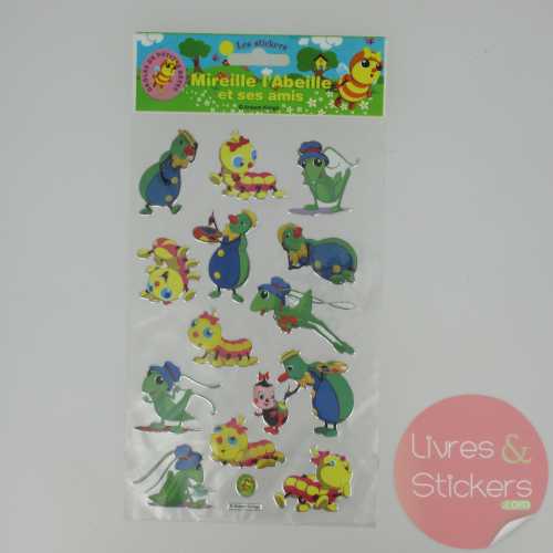 Stickers Silver Mireille l'abeille et ses amis 3/3