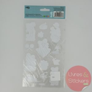 Stickers Silver Sarah Kay 3/4