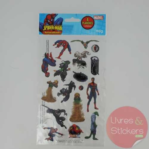 Stickers Silver The amazing Spider-Man 3/4
