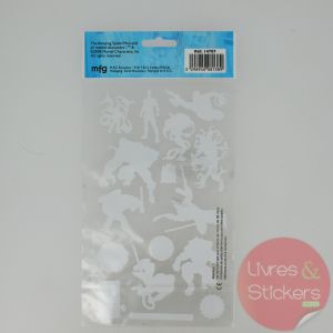 Stickers Silver The amazing Spider-Man 1/4