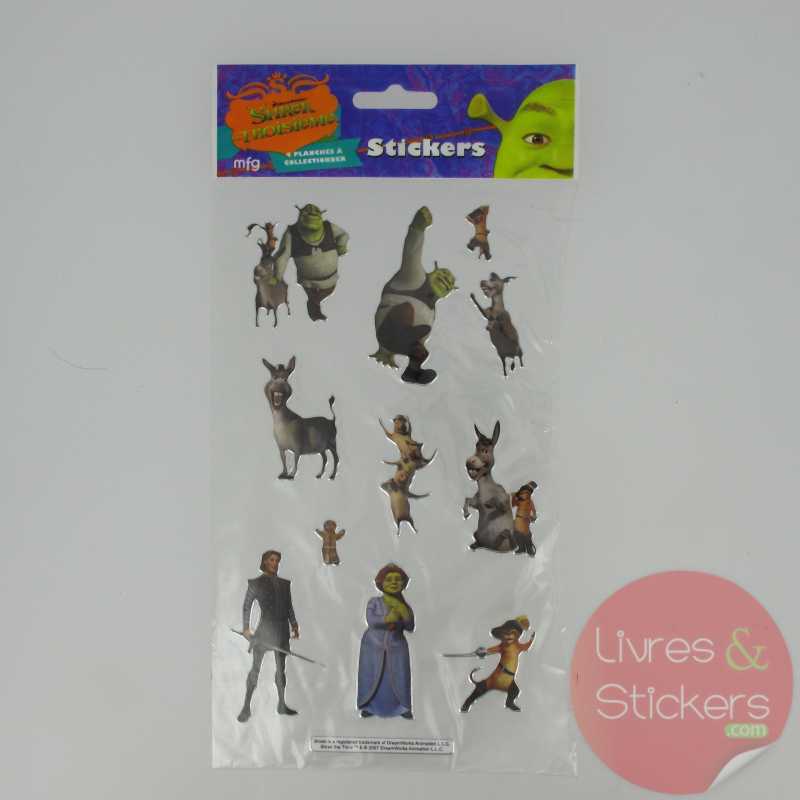 Stickers Silver Shrek le troisième 1/4