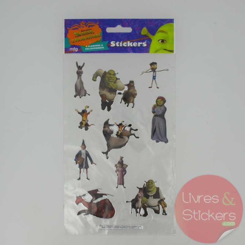 Stickers Silver Shrek le troisième 2/4
