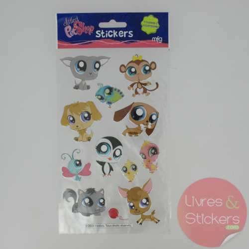 Stickers Silver Littlest PetShop 3/4