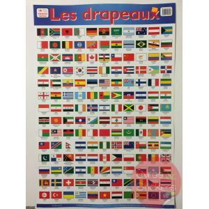 Posters éducatifs - Les drapeaux