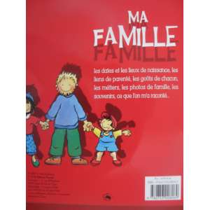 Mon album à personnaliser ma famille