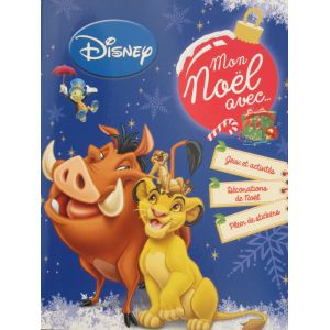 Mon noël avec le roi et lion.. Disney jeux activités décorations de noël plein de stickers