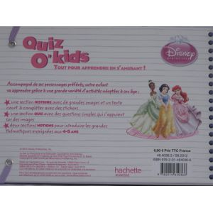 Quiz o'kids princesse disney