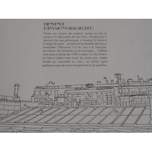 Paris secret carnet de coloriage et promenades antistress