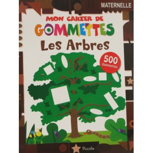 Mon cahier de gommettes les arbres