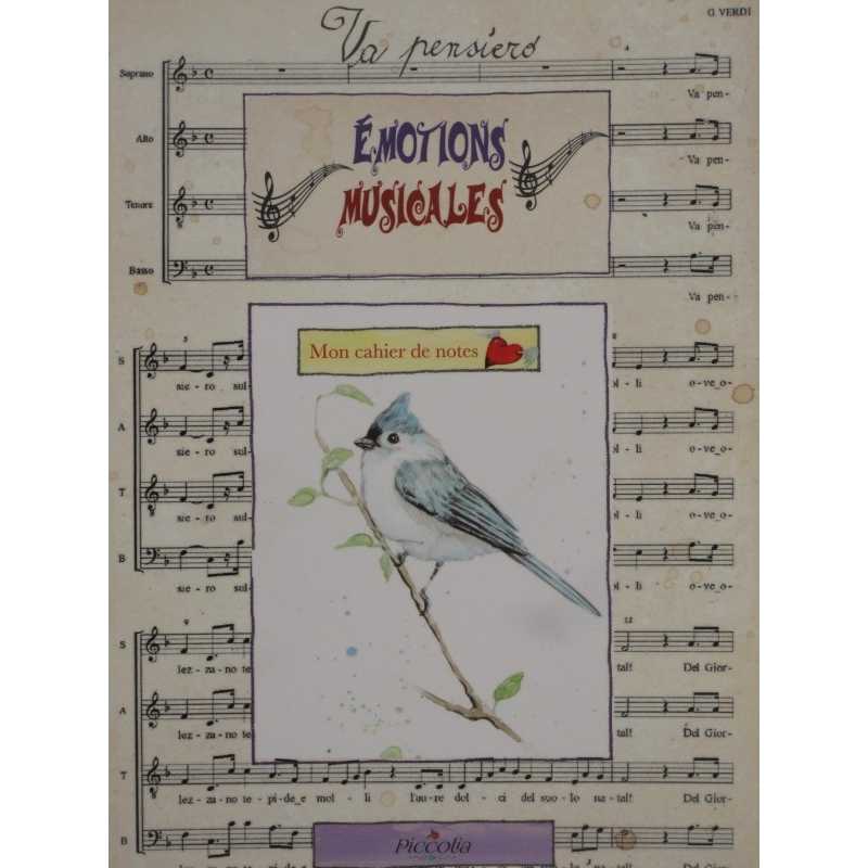 Mon cahier de notes émotions musicales