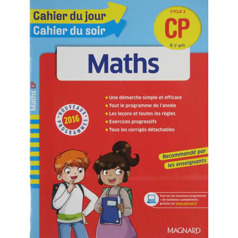 Maths cahier du jour cahier du soir CP 6-7 ans