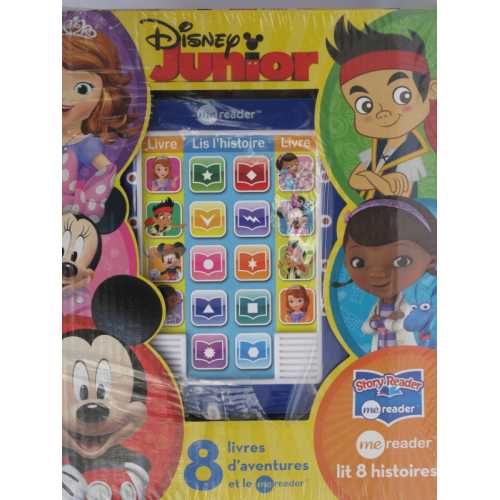 Disney junior avec tablette de lecture et 8 livres (princesse sofia,la maison de mickey,docteur la peluche...)