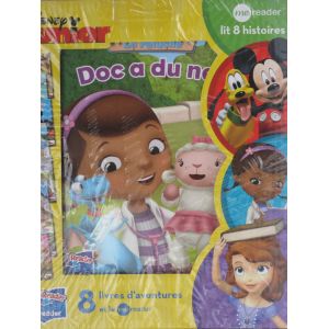 Disney junior avec tablette de lecture et 8 livres (princesse sofia,la maison de mickey,docteur la peluche...)