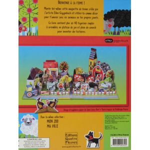 Ma ferme avec plus de 40 figurines prédécoupées et 1 plateau de jeux!