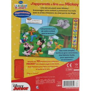 La maison de Mickey j'apprends à lire avec Mickey