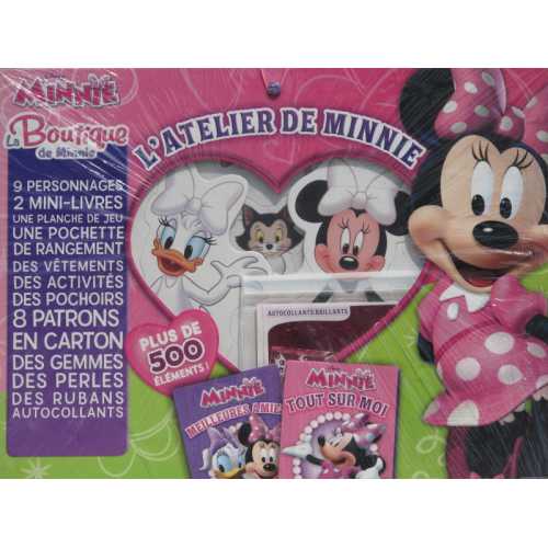 La boutique de Minnie avec 2 mini livres et plus de 500 éléments