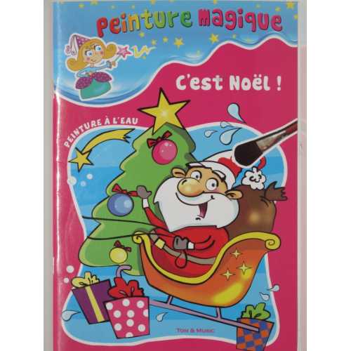 Peinture magique c'est noël