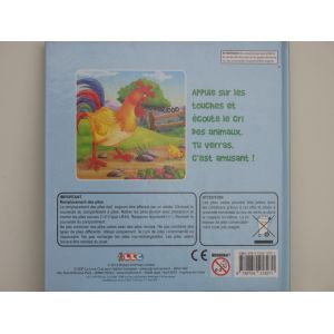 Découvre la voix des animaux à la ferme. Mon livre sonore.