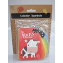 Cartes d'éveil. La vache et ses amis. Collection Ribambelle. A accrocher à la chaise de bébé, à la poussette...