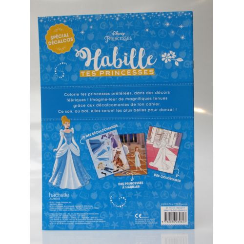 Habille tes princesses bal royal. Disney princesses, spécial décalcos.