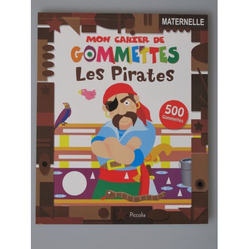 Mon cahier gommettes les pirates 500 gommettes.