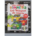 Mon  cahier de gommettes les voitures de course 500 gommettes.