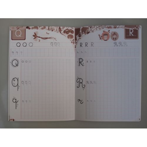 Mon premier cahier d'écriture. A personnalisé! Capitale et cursive.