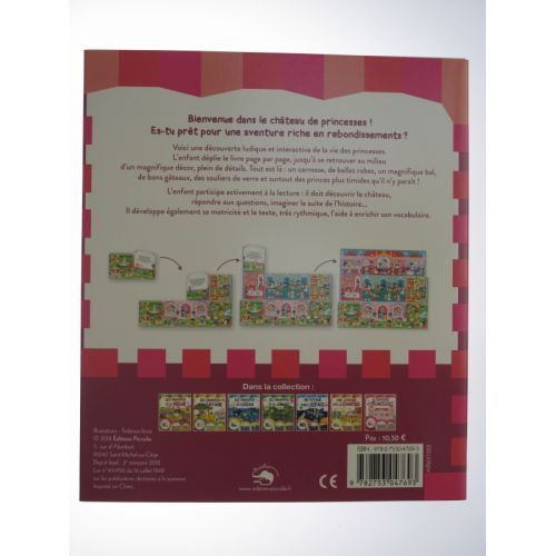 Le château de princesses. Un livre à déplier qui se transforme en tapis de jeu!