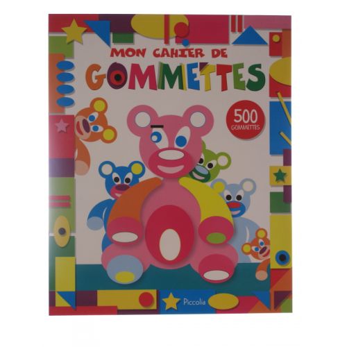 Mon cahier de gommettes. 500 gommettes.