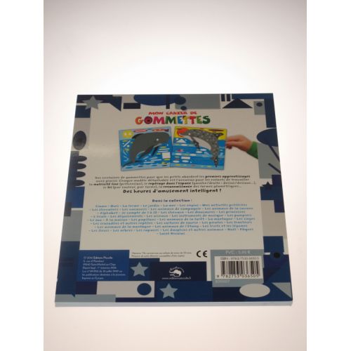 Mon cahier de gommettes. Les dauphins et autre animaux.